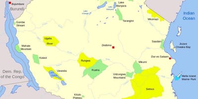 Национални паркове в Танзания 